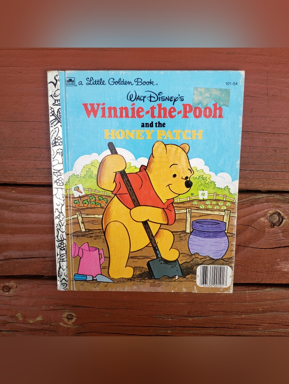 1980 A Little Golden Book Walt Disney's Winnie-The-Pooh and the Honey Patch Book